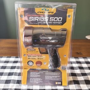 Sirius 500 Lumen Handheld Spotlight/Flashlight w/6 LED Lights